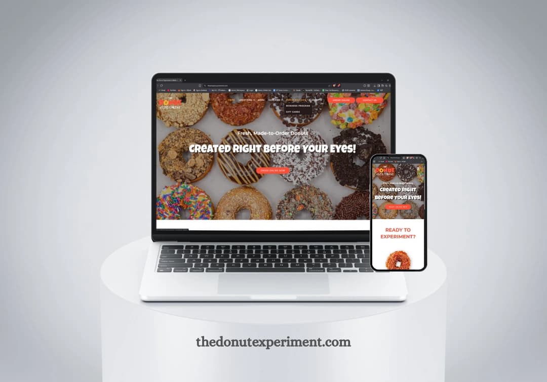 Donut Shop Website